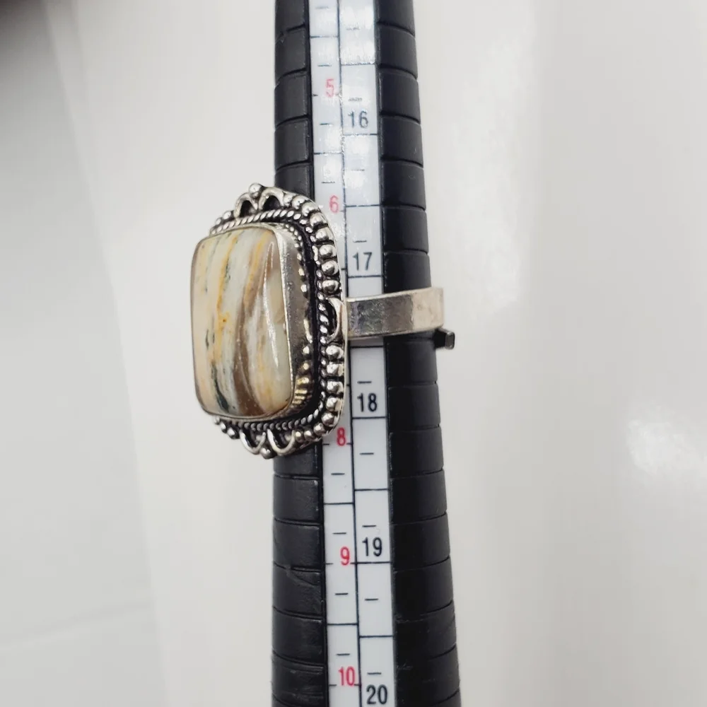 Jasper Statement Ring - Picture 5 of 7